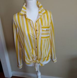Eden & Olivia yellow blouse